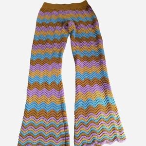 SAYLOR from Revolve Crocket Flare Pants Multicolor Medium Festival Hippie Beach